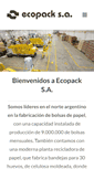 Mobile Screenshot of ecopacksa.com.ar